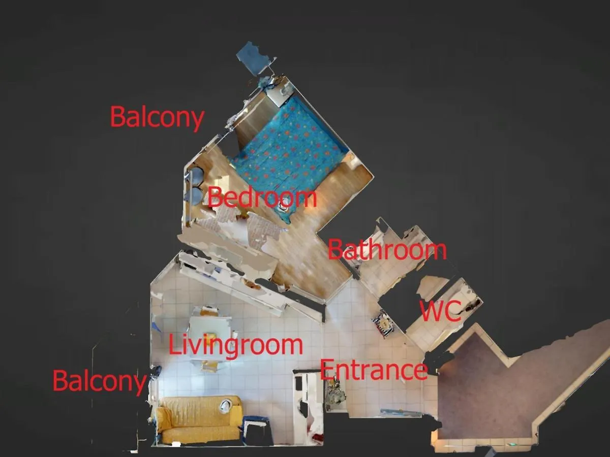 Coquet 2P Avec 2 Balcons, Clim, Parking Et Wi-Fi Gratuit, En Plein Centre De Menton - Fr-1-196-157 Apartment France